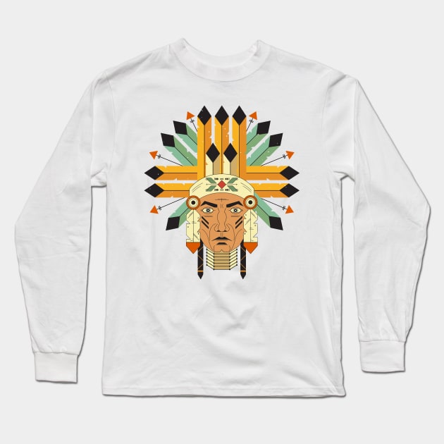 Indian Long Sleeve T-Shirt by endi318